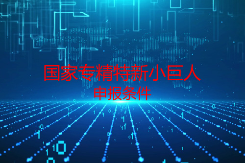 國家專精特新小巨人申報(bào)條件