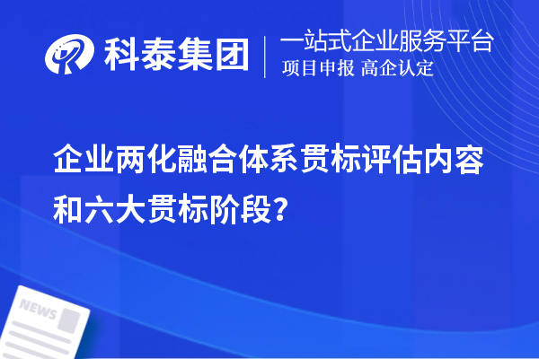 企業(yè)兩化融合體系貫標(biāo)評估內(nèi)容和六大貫標(biāo)階段?