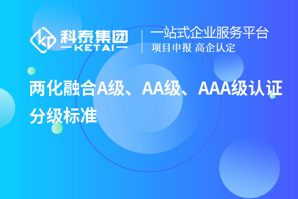 兩化融合A級(jí)、AA級(jí)、AAA級(jí)認(rèn)證分級(jí)標(biāo)準(zhǔn)