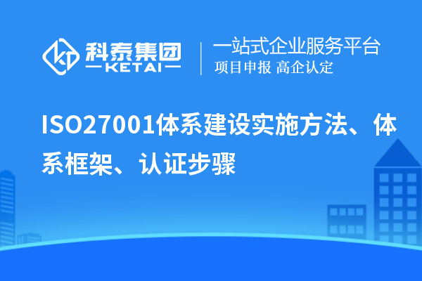 ISO27001體系建設實施方法、體系框架、認證步驟