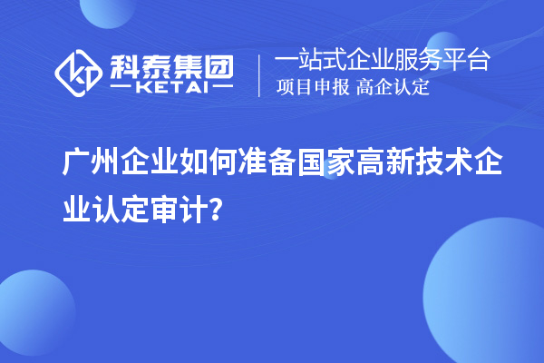 廣州企業(yè)如何準(zhǔn)備國家高新技術(shù)企業(yè)認(rèn)定審計(jì)？