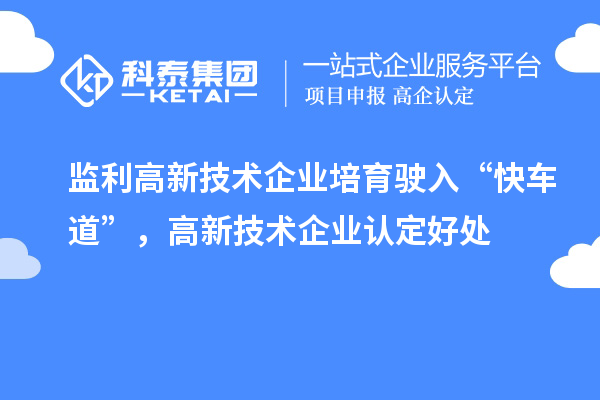 監(jiān)利高新技術企業(yè)培育駛入“快車道”，高新技術企業(yè)認定好處