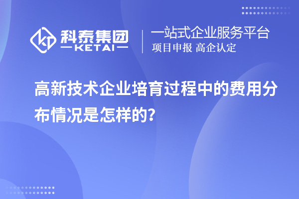 高新技術(shù)企業(yè)培育過(guò)程中的費(fèi)用分布情況是怎樣的？