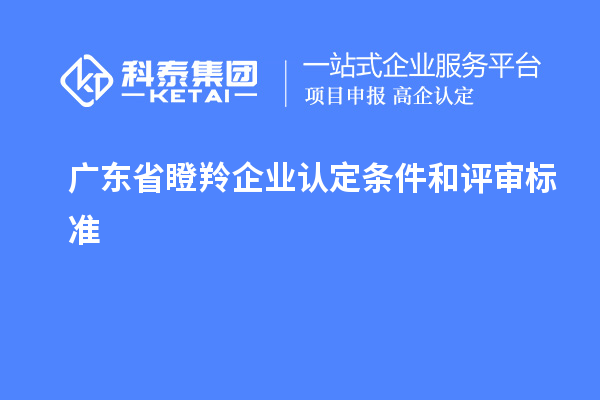 廣東省<a href=http://m.a910078829.cn/fuwu/dengling.html target=_blank class=infotextkey>瞪羚企業(yè)認定</a>條件和評審標準