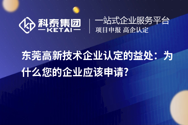 東莞高新技術(shù)企業(yè)認定的益處：為什么您的企業(yè)應(yīng)該申請?