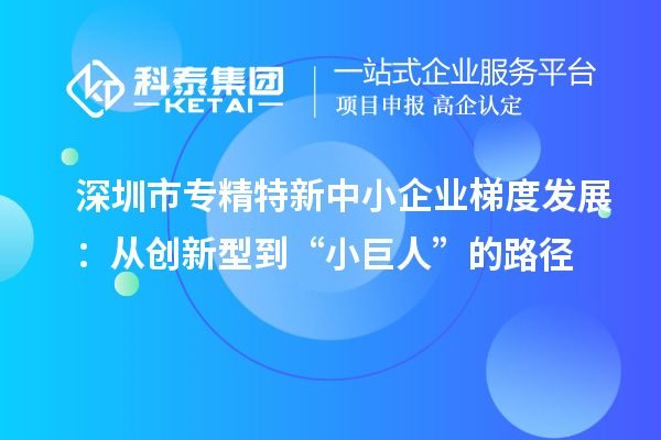 <a href=http://m.a910078829.cn/shenzhen/ target=_blank class=infotextkey>深圳市專精特新</a>中小企業(yè)梯度發(fā)展:從創(chuàng)新型到“小巨人”的路徑